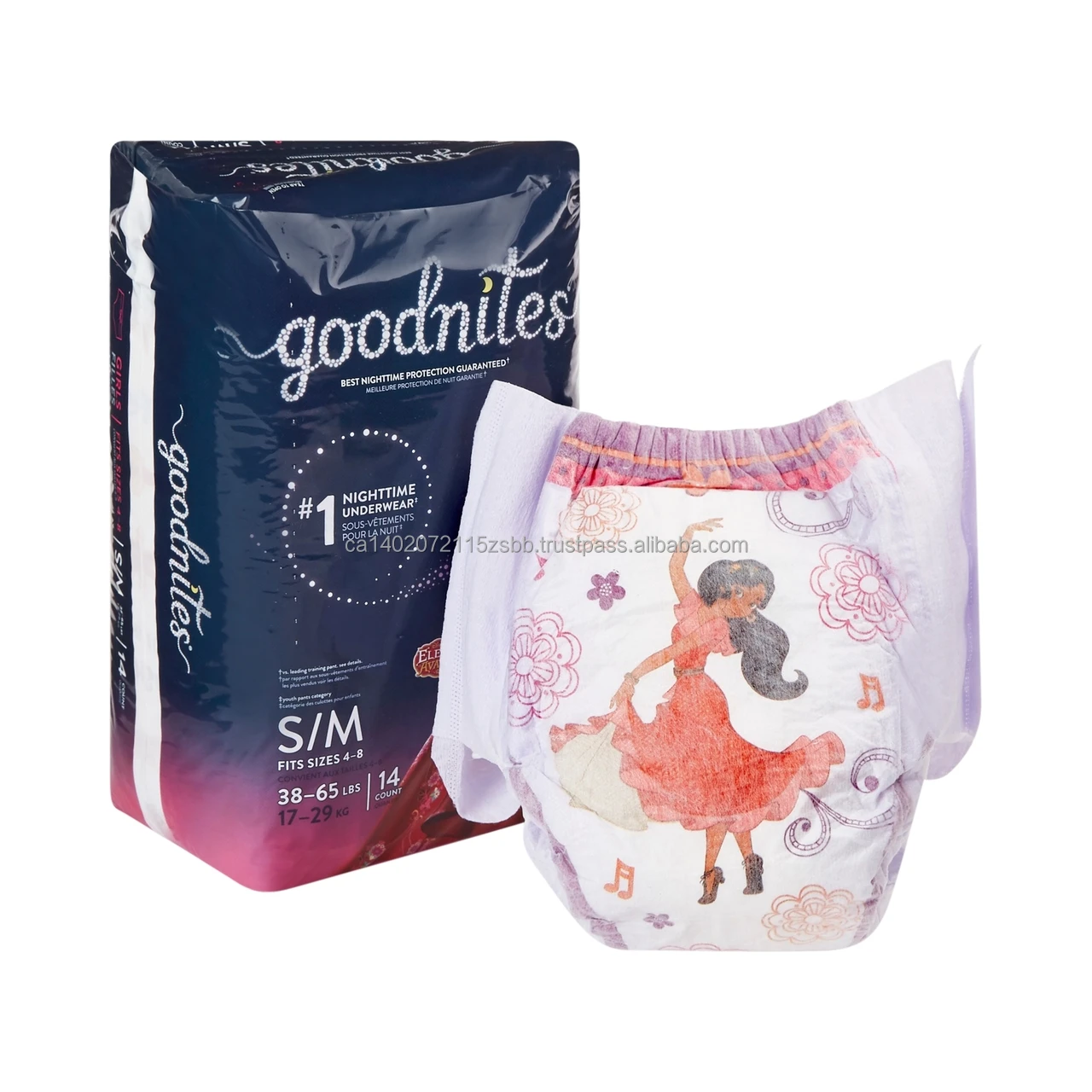 Goodnites Underwear Nighttime For Infants Comfort L/xl (60125+ Lbs