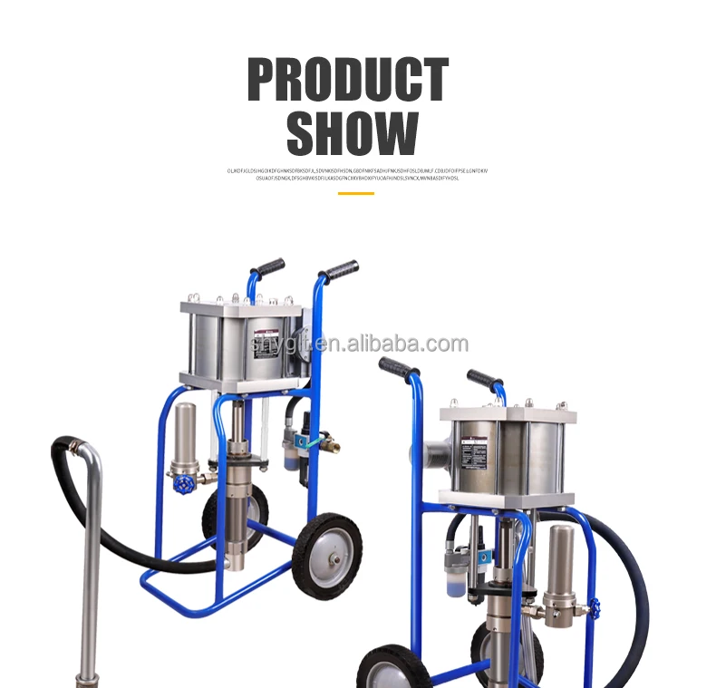 Pneumatic High Pressure Spray Gun Painting System Metal Surface