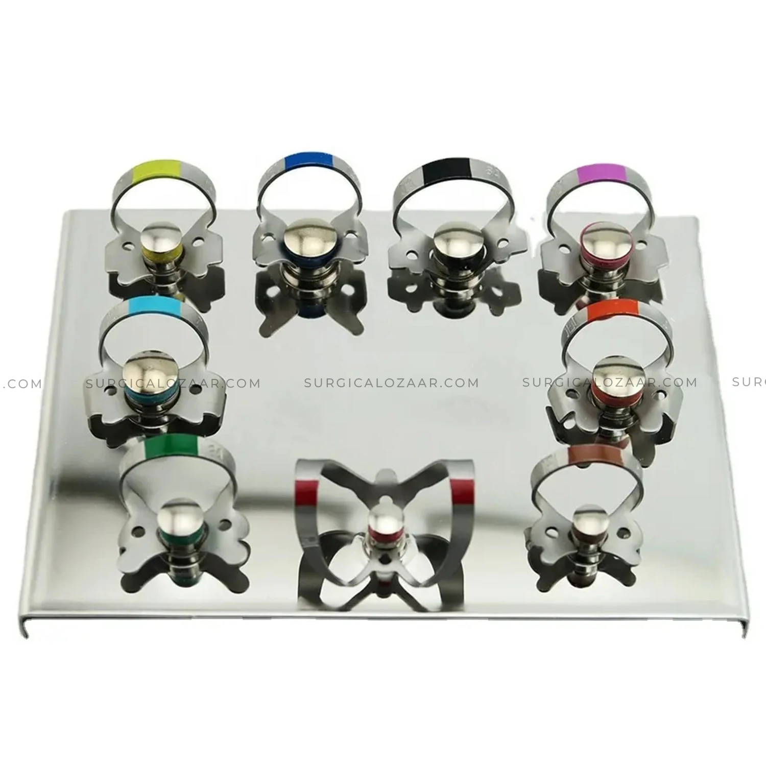 Dental Rubber Dam Clamps 31 Pieces Set Endodontic Restorative