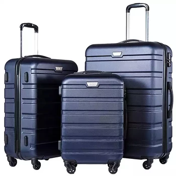2024 Hand Carry Men Luggage Strong ABS Luggage Set 3 Piece Cheap Suitcase For Business Travel