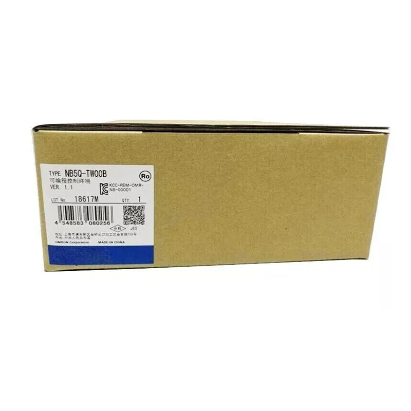 Màn hình cảm ứng HMI series NB5Q-TW00B mới, chính hãng của Omron, dùng để vận hành tại chỗ, giám sát dữ liệu và thiết lập thông số cho thiết bị sản xuất tự động.