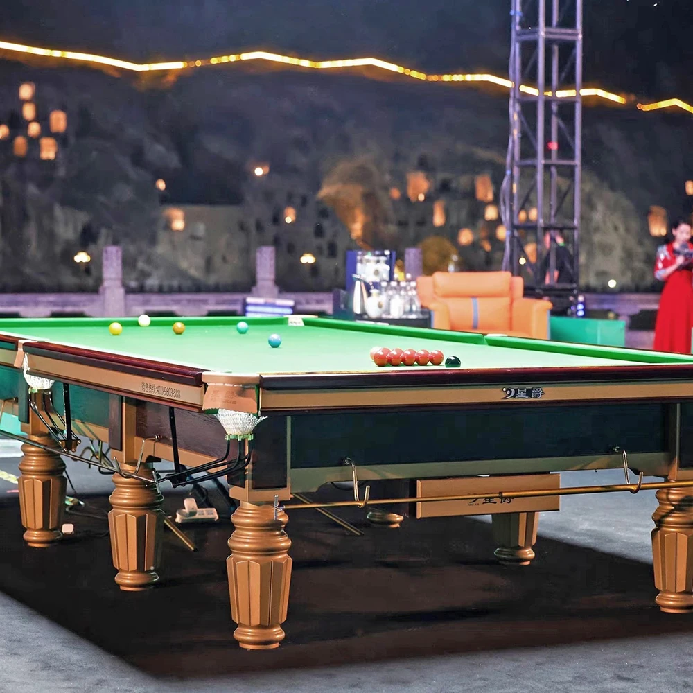 Tournament International Standard Steel Cushion Snooker Table 12ft 10ft Game Play Snooker Table Use for Sale