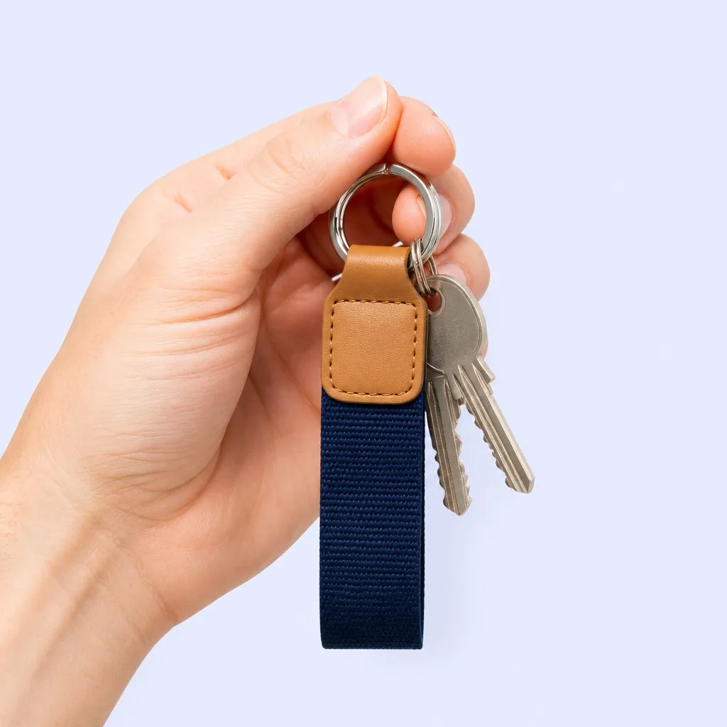 Leather tag detail