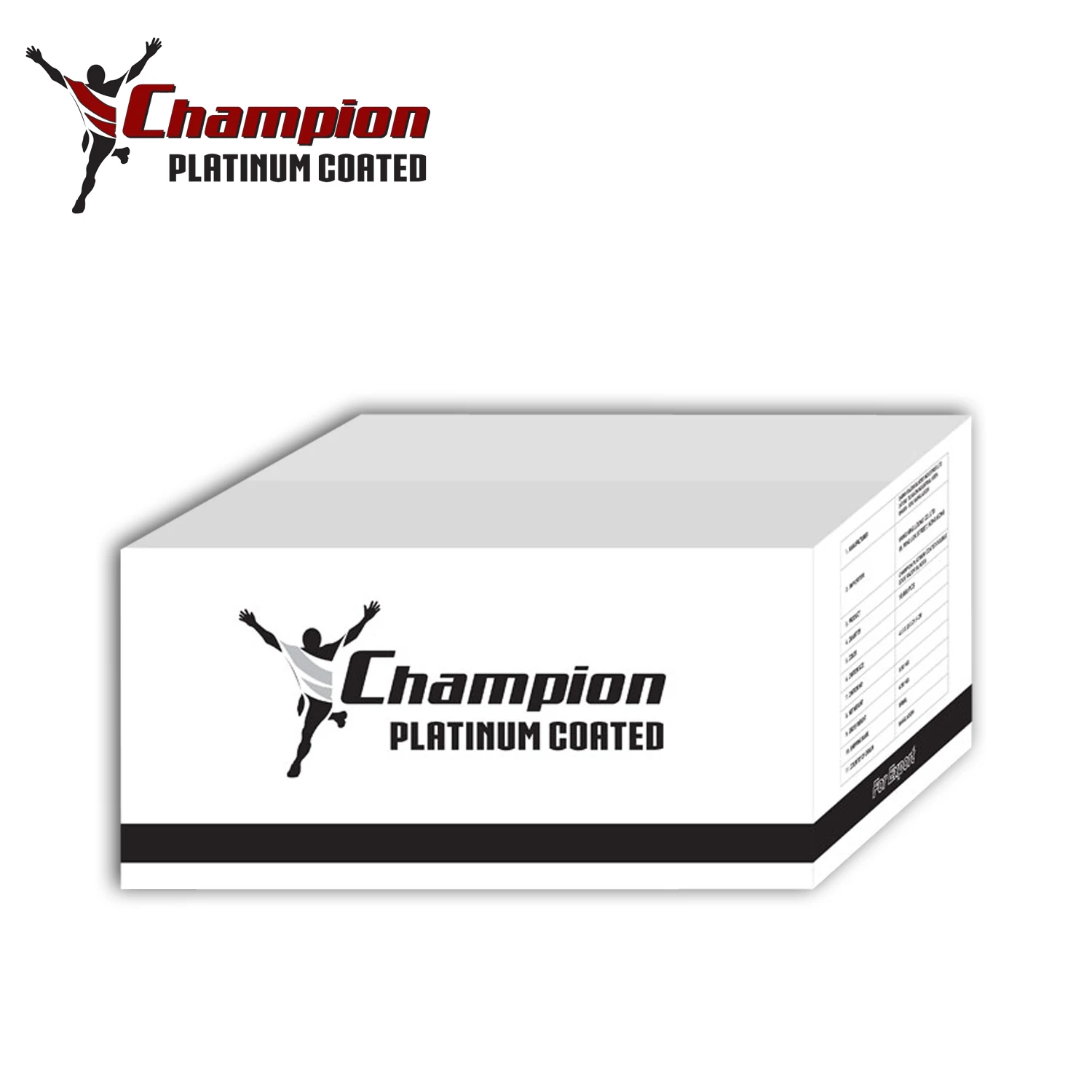 CHAMPION PLATINUM COATED Double Edge Safety Razor Blade
