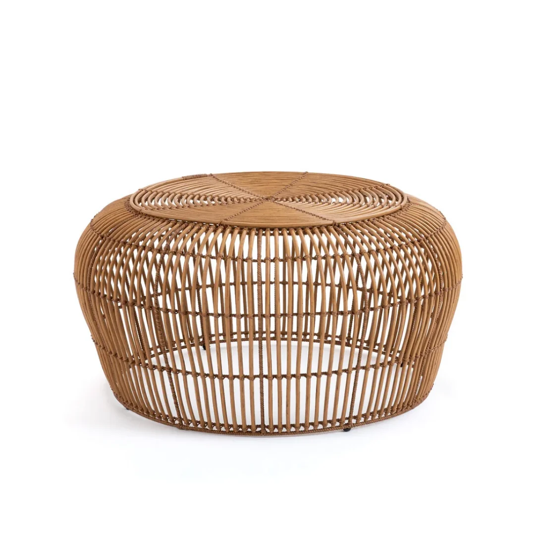 Customized Luxury Home Furniture Rustic Support Service Round Rattan
