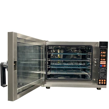 Industrial Bakery Machine Hot Air Convection Oven Fo Home Used 110V 220V 380V 90L Top Heating 4 Trays Electric Steam Oven