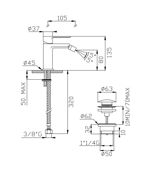 Washbasin Mixer Detail View