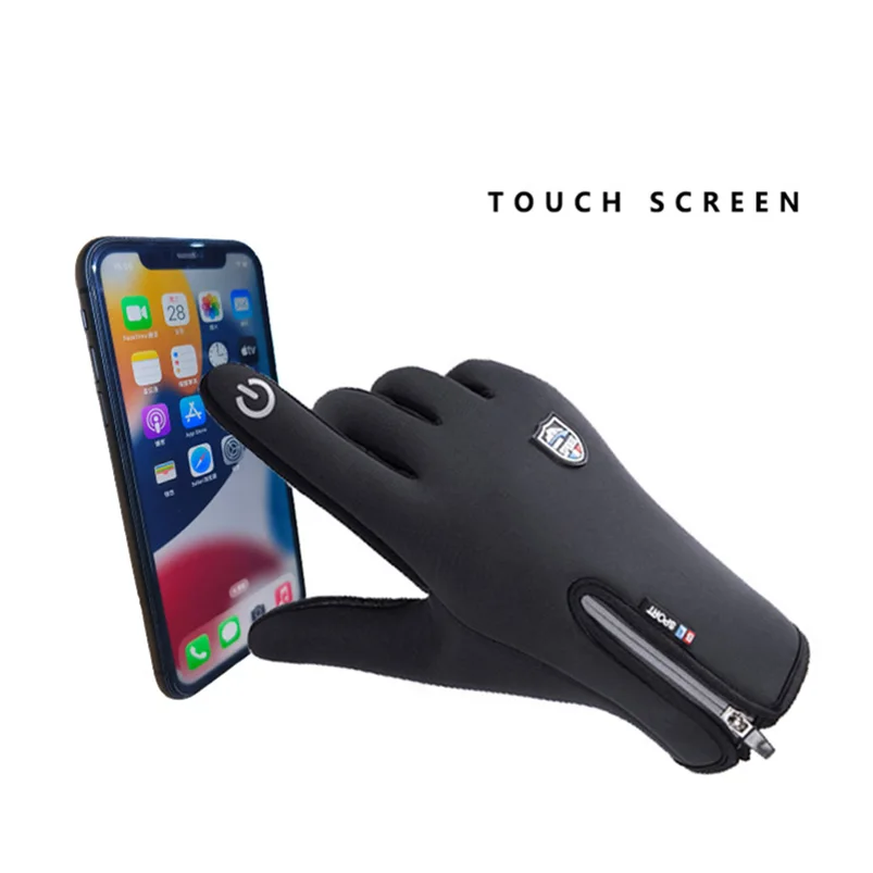 Мужские водонепроницаемые перчатки с сенсорным экраном