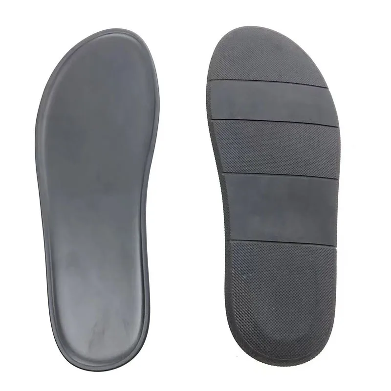 Factory Price Men Sandal Pu Sole Rubber Sole Sliiper Outsole Double Layer  Soles for Men Leather Shoe