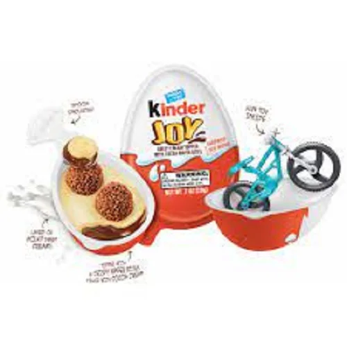 100 Pcs Kinder Joy Chocolate Surprise Eggs -For Boys - surprise gifts inside