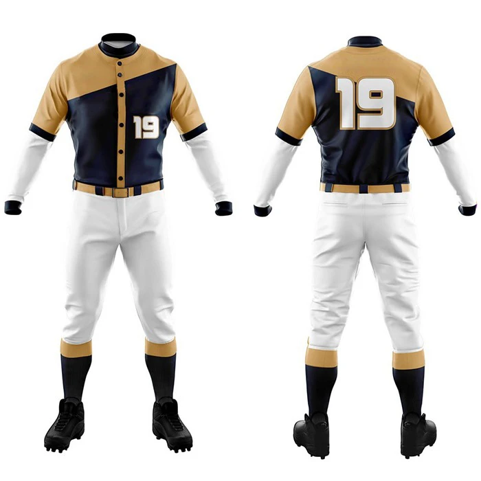 Youth Baseball Uniform High Quality Custom Logo Printed Breathable Sports Set-Lightweight Jersey Pants in Youth Sizes
