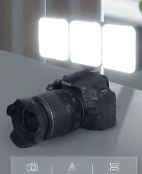 AY-49D Mini Pocket Video Light 6500k Photography Lamp Live Broadcast Pocket Light for Video Shooting Selfie Fill Light detail image