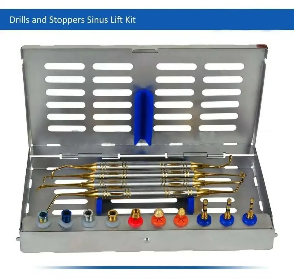 Dask Dentium Advanced Sinus Kit Implant Dental Dask Sinus Lift Kit Maxillary Sinus Surgery Drills Stopper Set