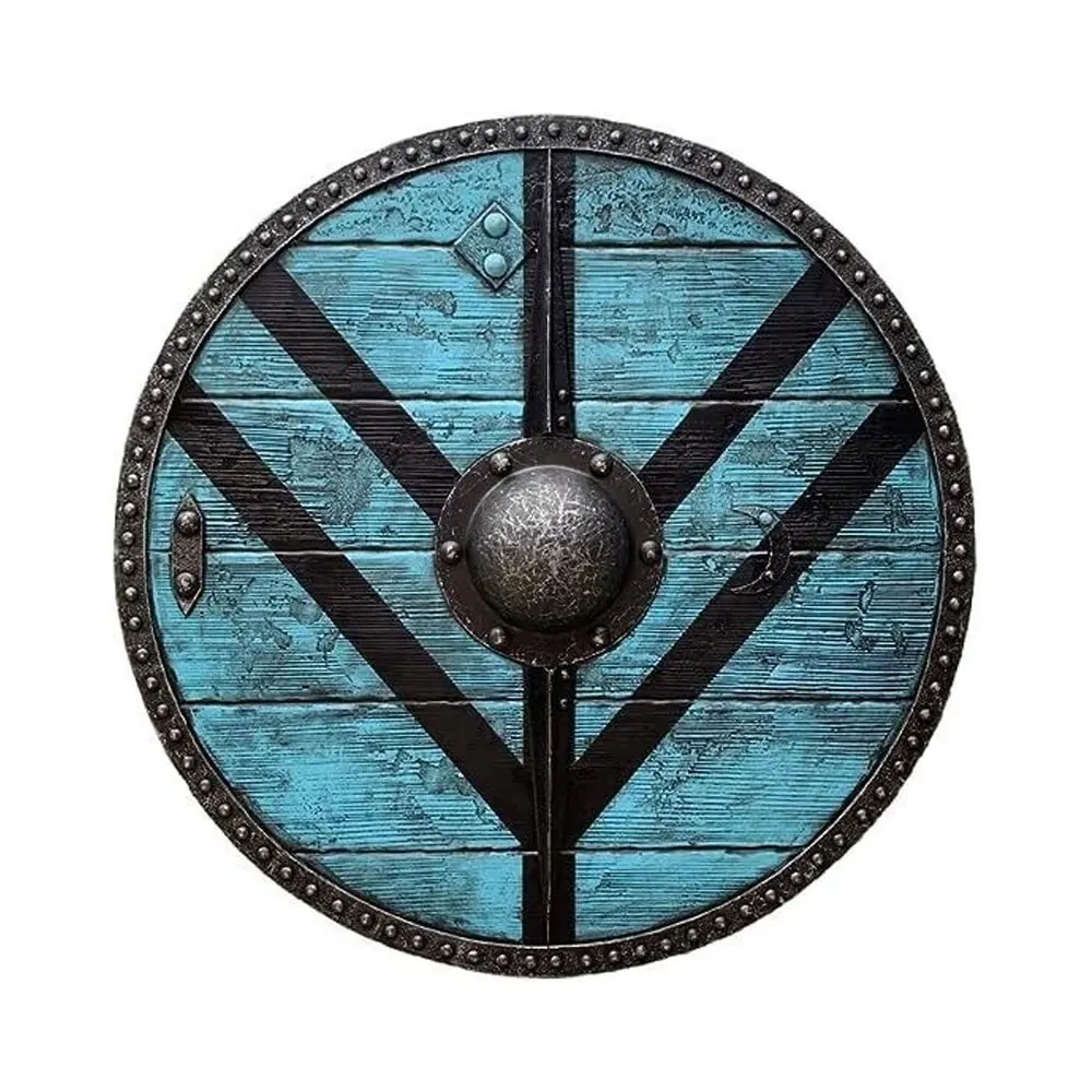 Battles Viking Wooden Shield With Steel Painted Viking Shield Top Sale ...