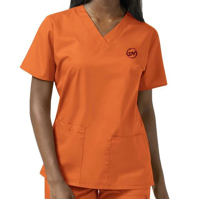 Oem Custom Men Scrubs Top Vneck Doctor Nursing Scrubs Suits New