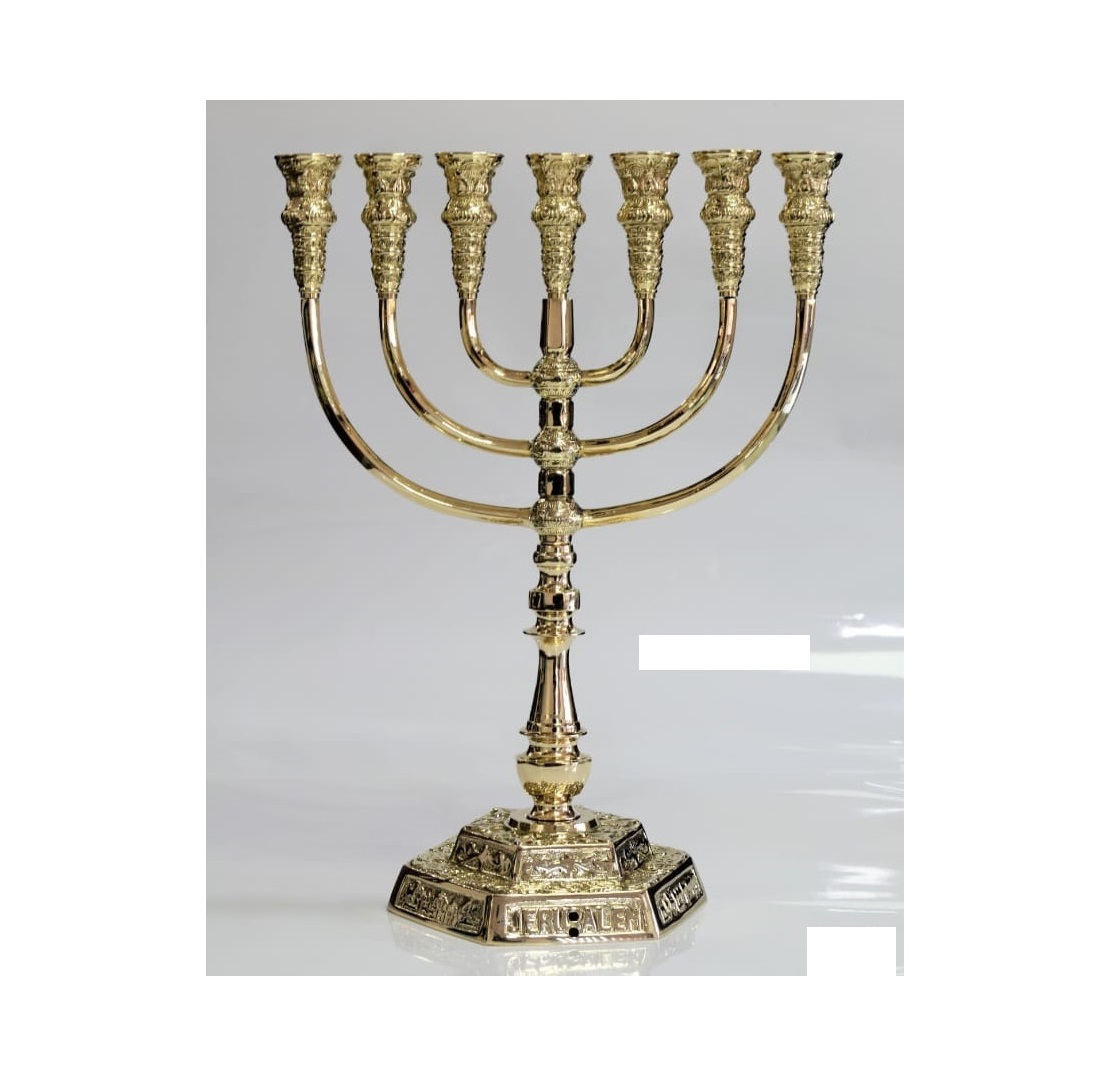 Best Selling Jewish Menorah Candle Holders Religions Candelabra Hanukkah Menorah Candlesticks 7