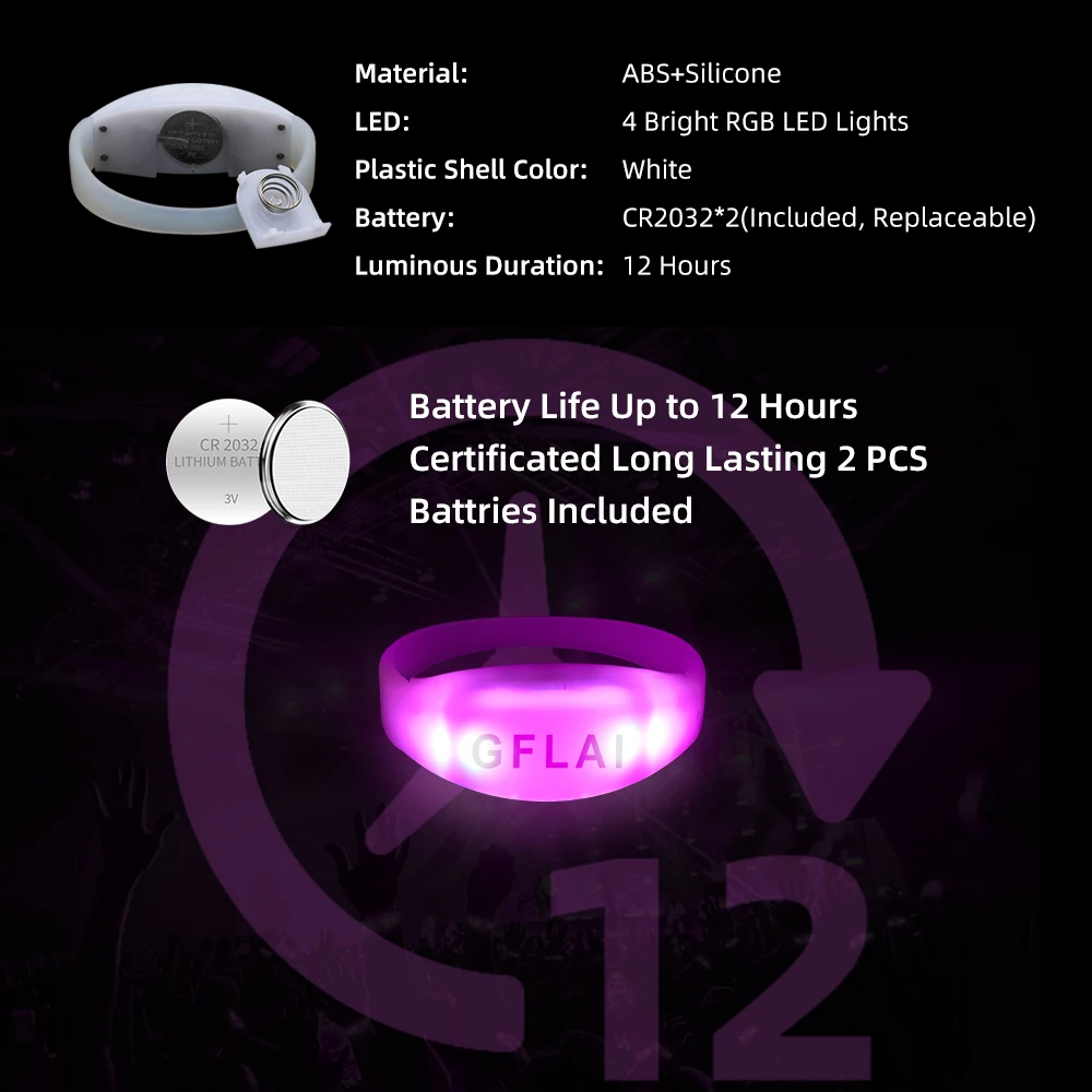 Remote Controlled LED Xylobands Bracelets Remote Zoning Silicone Wristband Light up Wristbands Party Supplies Coldplay Bracelet