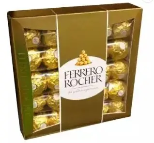 wholesale sweet ball shape chocolate with heart to heart box packing