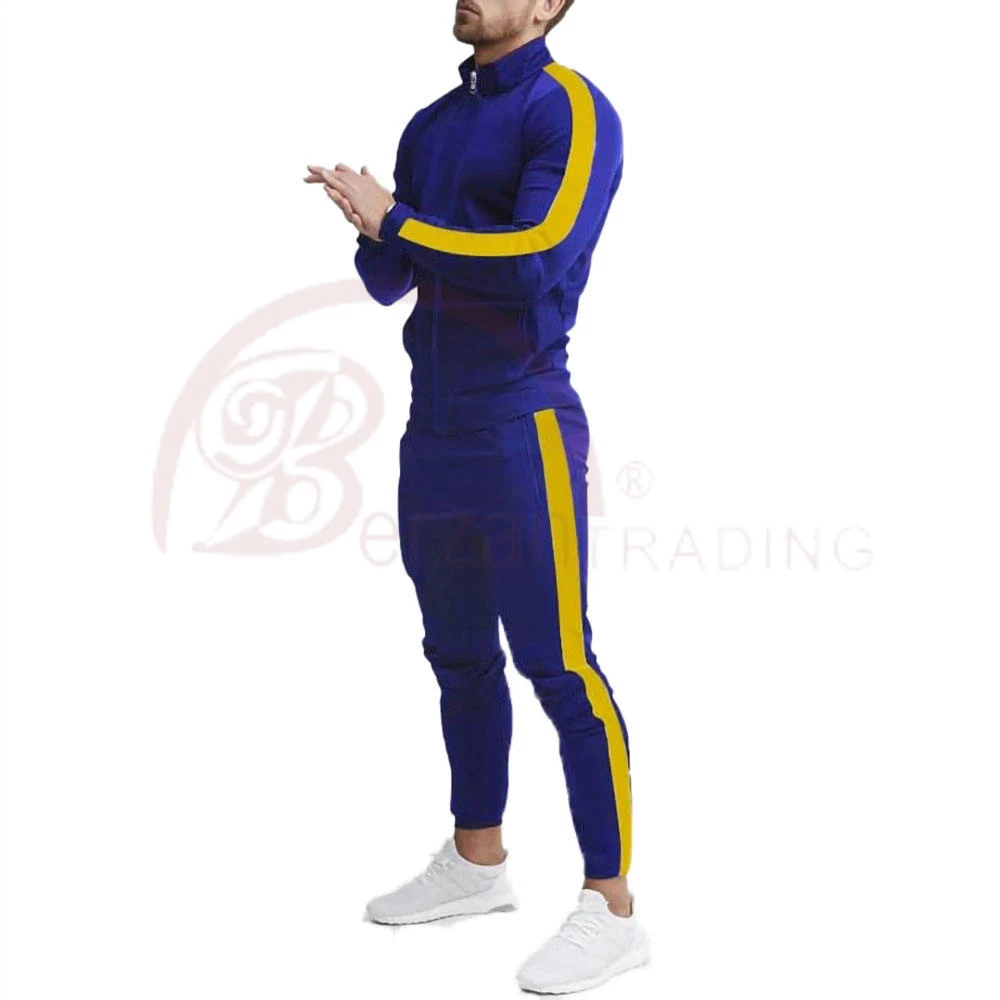 Wholesale Zipper Tracksuits For Men Custom Logo Two Piece Mens Zipper