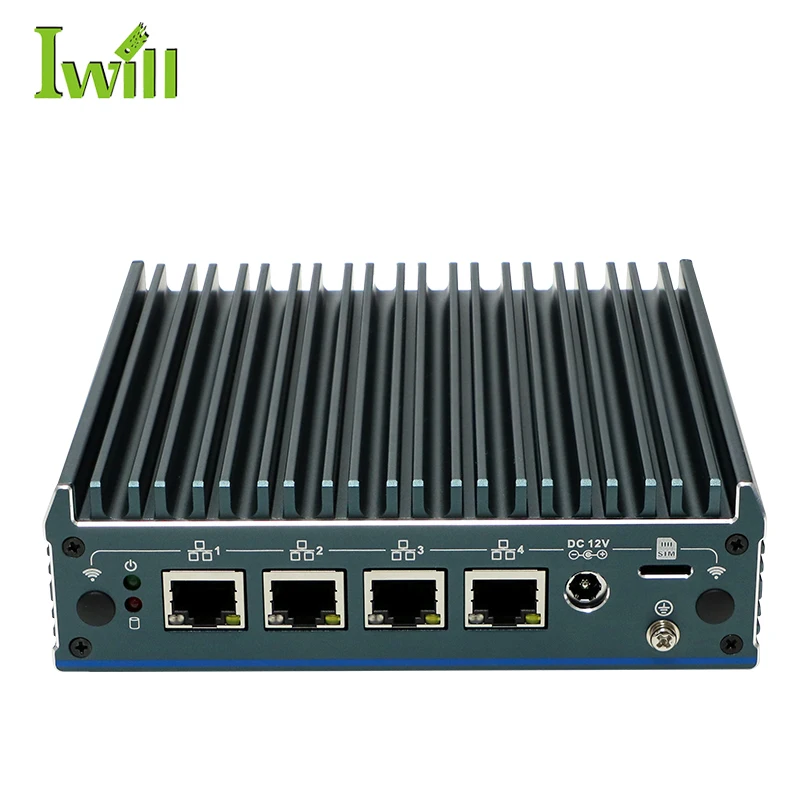 N100 Linux Pfsense 4 NIC Intel I225V 2.5G Mini PC Firewall