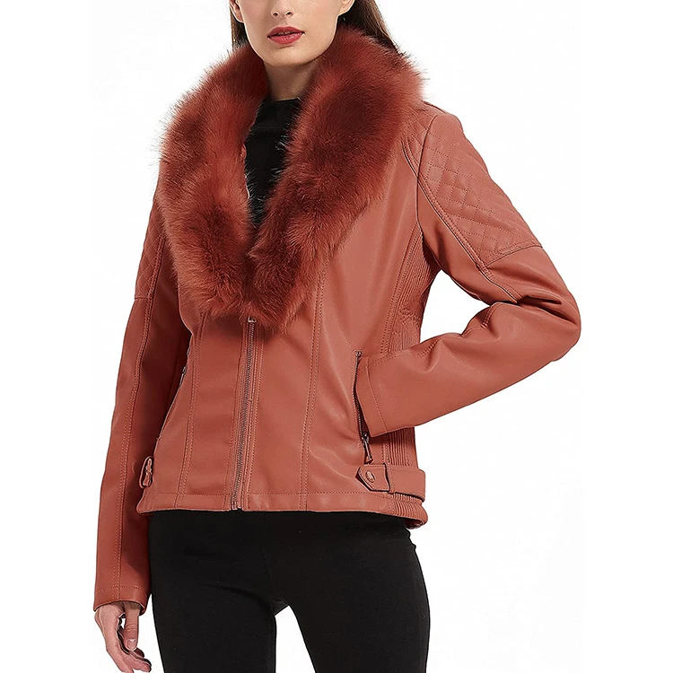 Oem Services High Quality Fabric Women Winter Customized Windproof Down Jacket For Women With Fur Jacket - Image 4