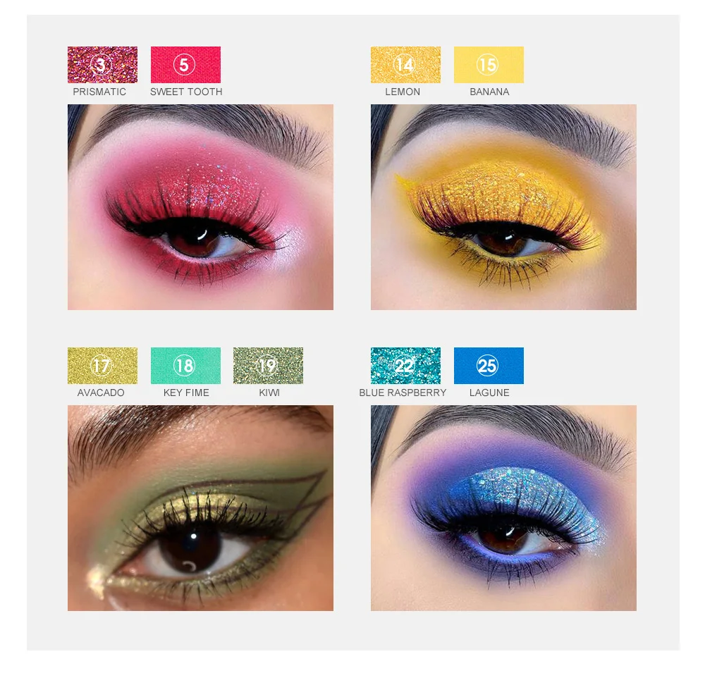 HANDAIYAN 30 color matte eye shadow palette pearly glitter eye shadows pallets