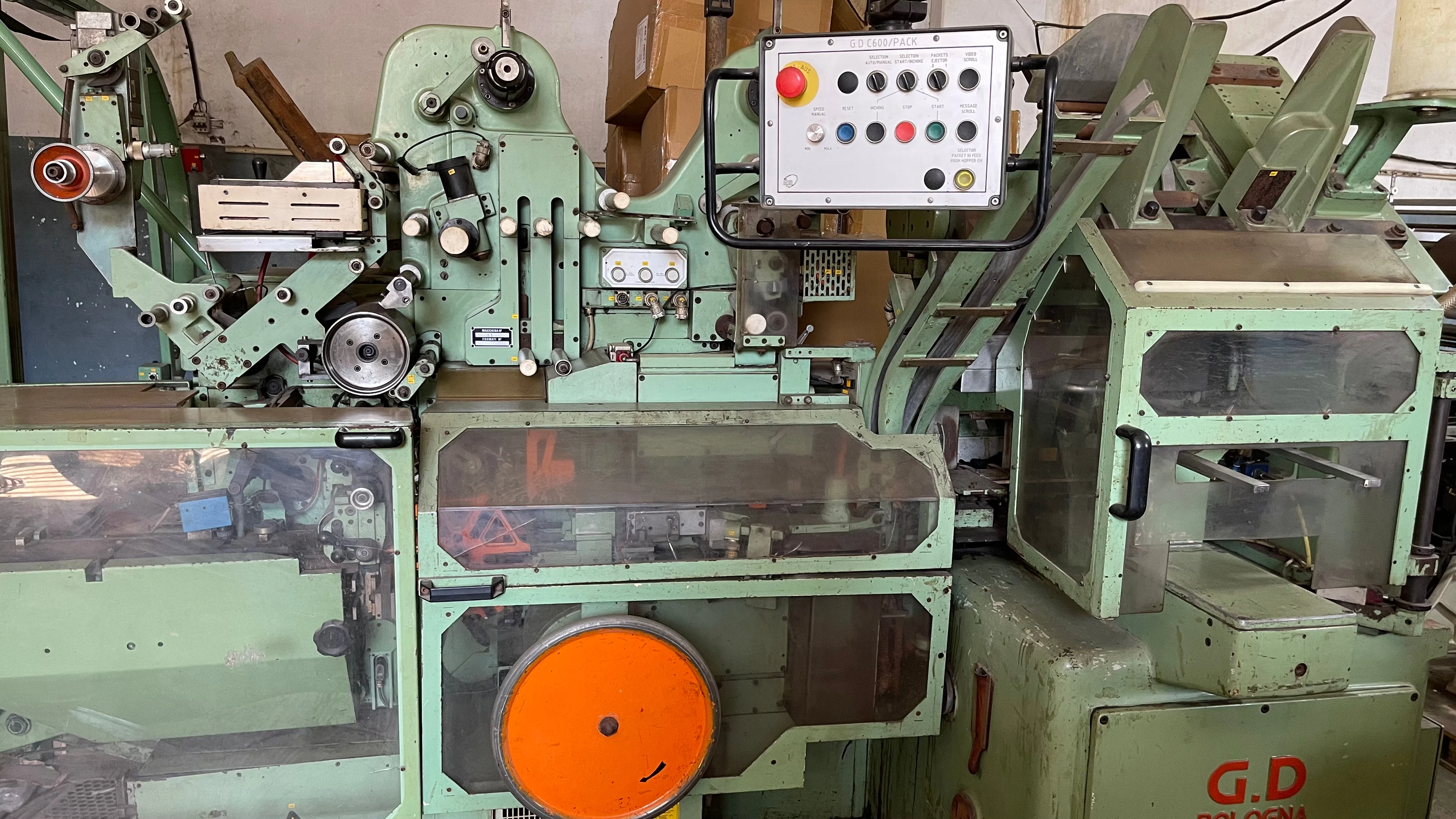 GD C-600 Electric Automatic Cigarette Wrapping Machine Used for Tobacco  Manufacturing Plant