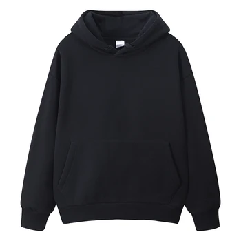 Custom logo with cotton men hoodie sweatshirts set fleece jogger clothing blank oversize hoodie unisex pullover men's hoodies