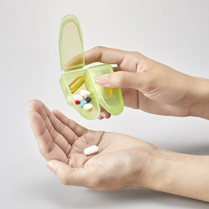 Декоративная мини-Радужная таблеточная коробка для путешествий