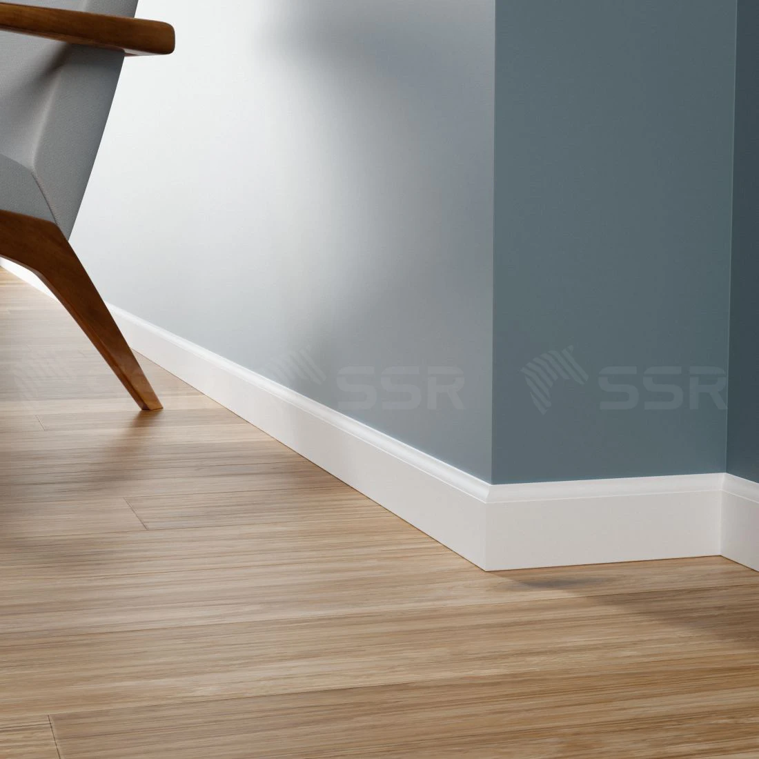 Ssr Vina - Base Board - White Pine Primed Board Skirting Moulding ...