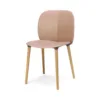 Natural Oak Legs, Caramel Shell