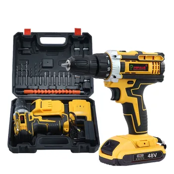 48V cordless drill set battery cordless power tool making machine drilling machines electrical