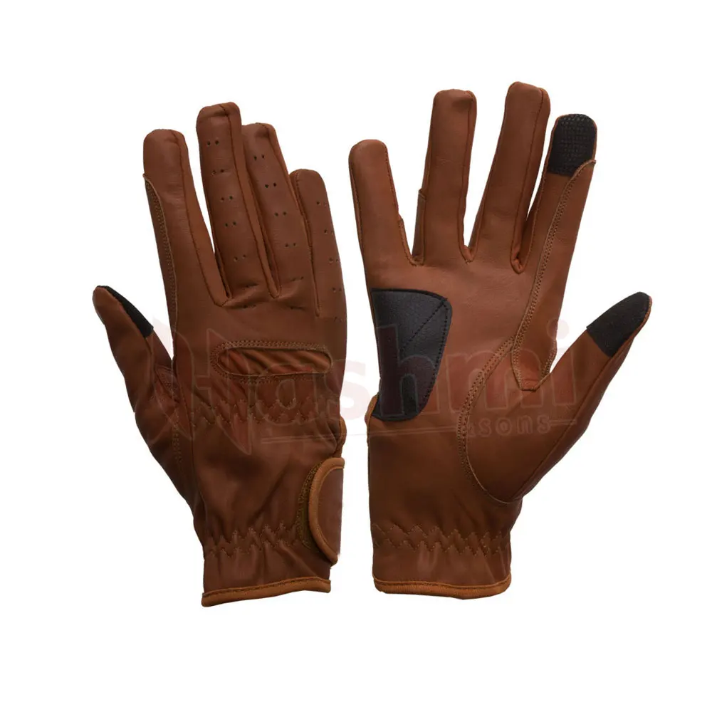 Horse Riding Equestrian Gloves Synthetic Leather Best Quality Custom