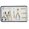 Gold hair extension tools kit