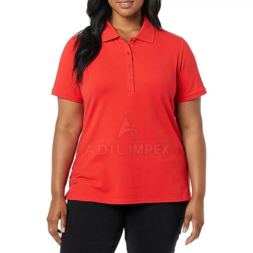 Wholesale Price Custom Made Women Polo Shirts Oem Service Plus Size