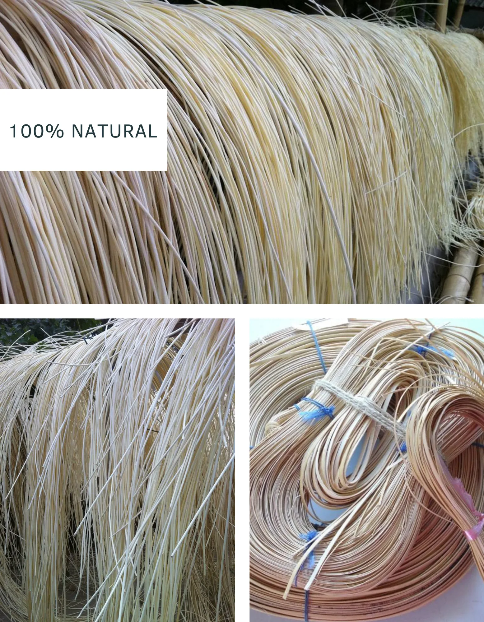 High Quality Rattan Peel / 100 Natural Rattan Original From Vietnam