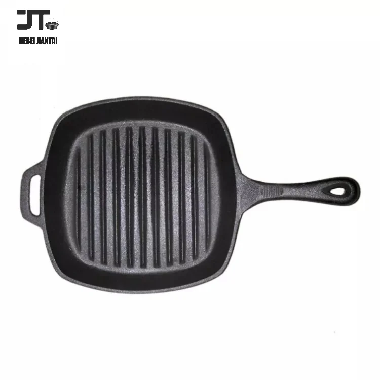 Preseasoned Cast Iron Grill Skillet Fry Pan 12 Inch (11 Inches Square