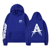 Blue and white letters