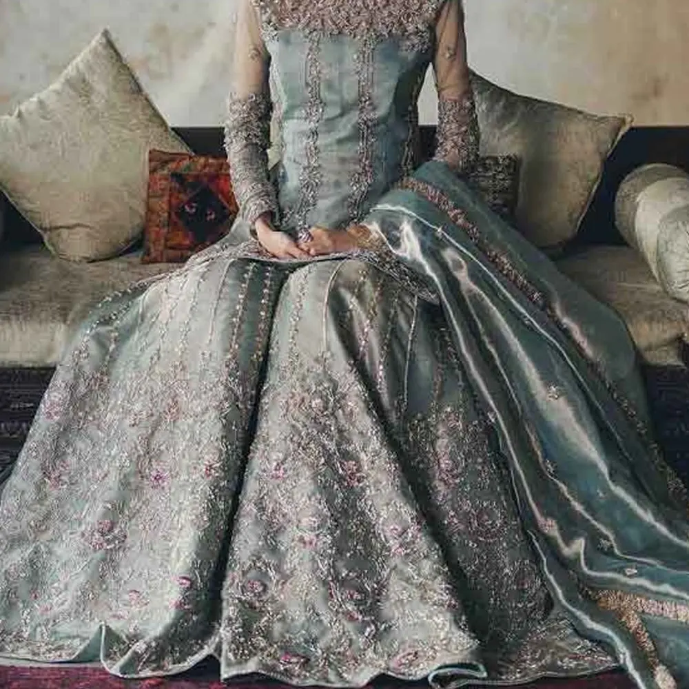 Direct Factory Supply Pure Georgette Heavy Sharara Suit With Sequence Embroidery Work Gharara From Pakistan