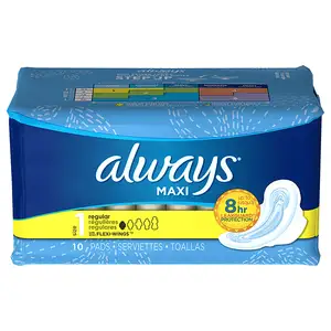 Wholesale Price Supplier of for Always Ultra Thin Long Night Sanitary Pads Extra Large Disposable 112 Pads Bulk Stock Fast Shipp