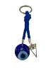 Evil Eye Keychain - Dark Blue