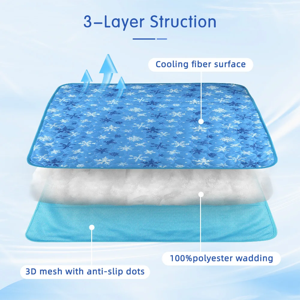 Portable Pet Cooling Mat Perfect for Travel Outdoor Use to Keep Pets C - product detail 2