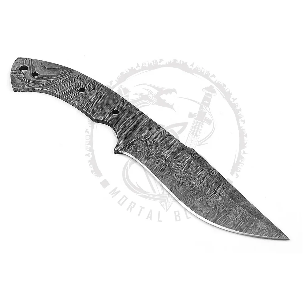 Damascus Knife Making Kit Diy Custom Handmade Damascus Steel Blank