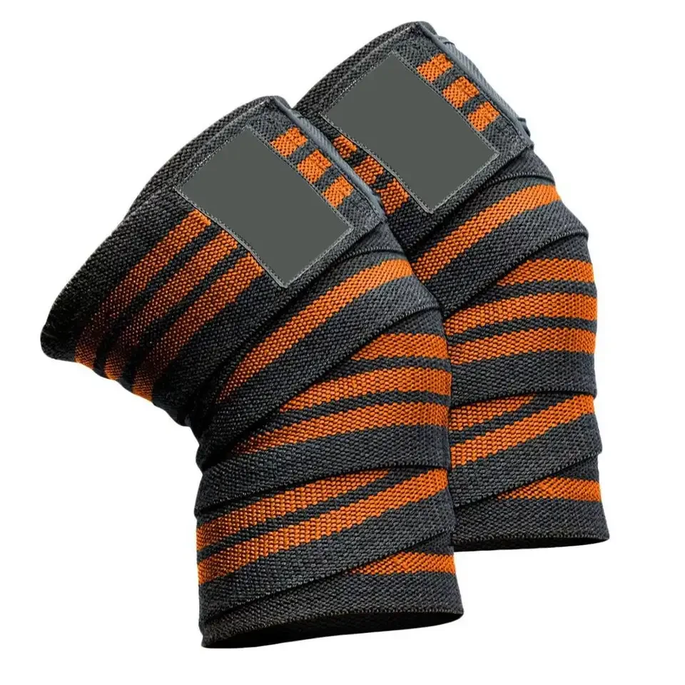 Elastic Gym Fitness Compression Powerlifting Weightlifting Knee Straps