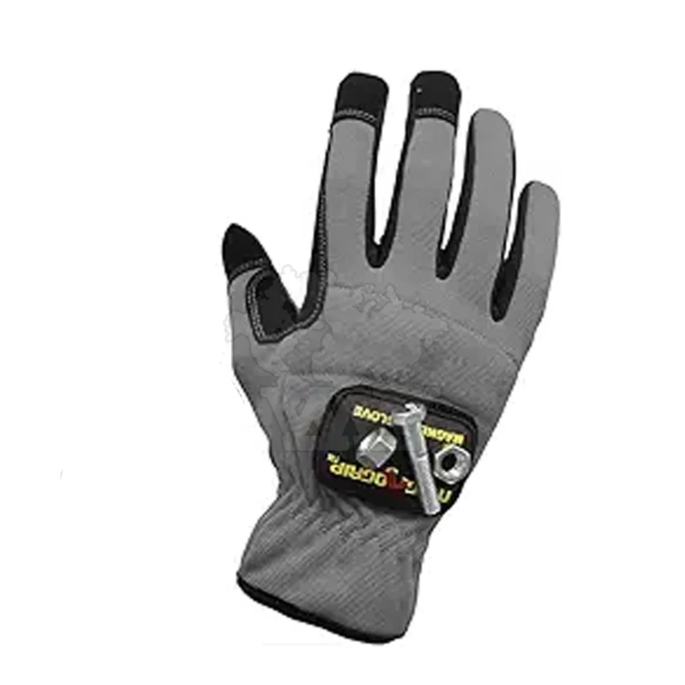 Construction Safety Leather Magnate Gloves Wholesale Cheap Breathable ...