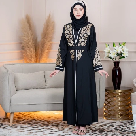 Abaya with a Cover, Beautiful Islamic Dress 2020, Wear It Outside, Dubai Girl Style