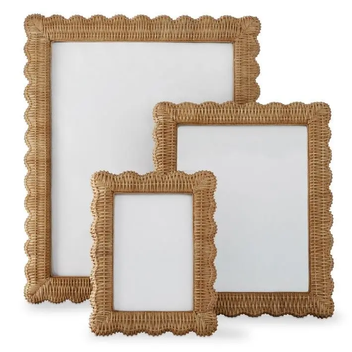 Set 2 sgabelli in acciaio nero e rattan intrecciato a mano - Mayne