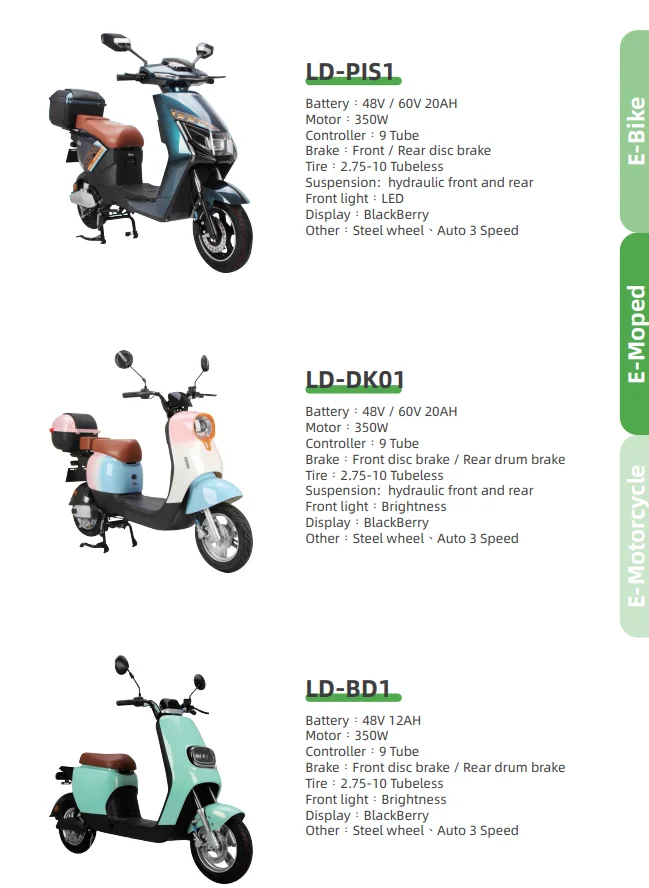 Landon Electric Moped Scooter Motorcycle 50cc Moped Scooter Bolts