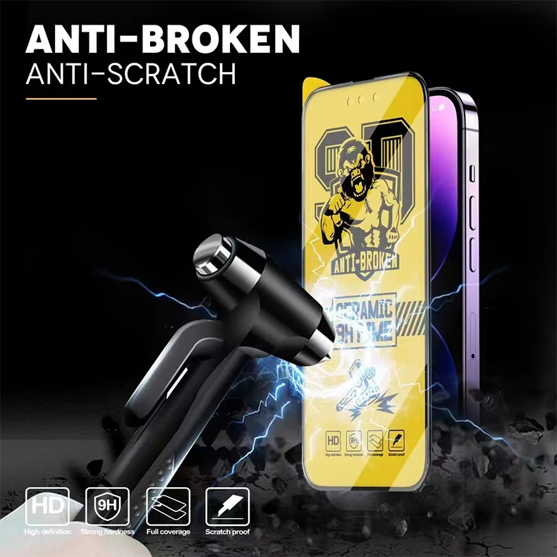 Ceramic Screen Protector For Iphone14 13 Pro Max Antibroken Mobile