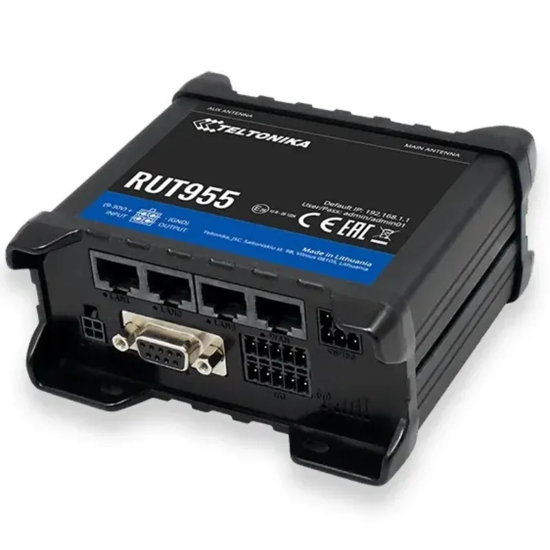 Routeur Industriel 4G LTE CAT4 Avec SIM, WiFi, Ports DI/DO - Pour Camping-car, IoT - Marque Inhandgo